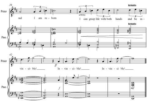 extract from end of song